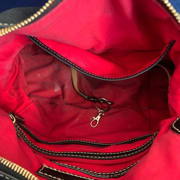 Dooney and Bourke Pebbled Leather Tassel Bag - Picture 11 of 16